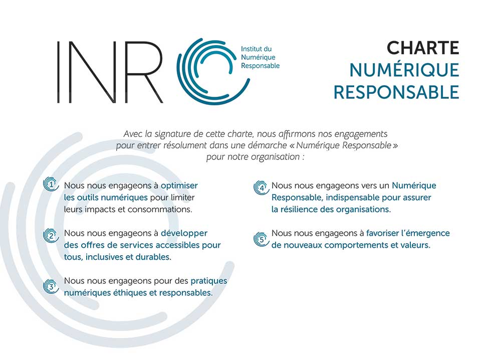 Charte Numérique Responsable 