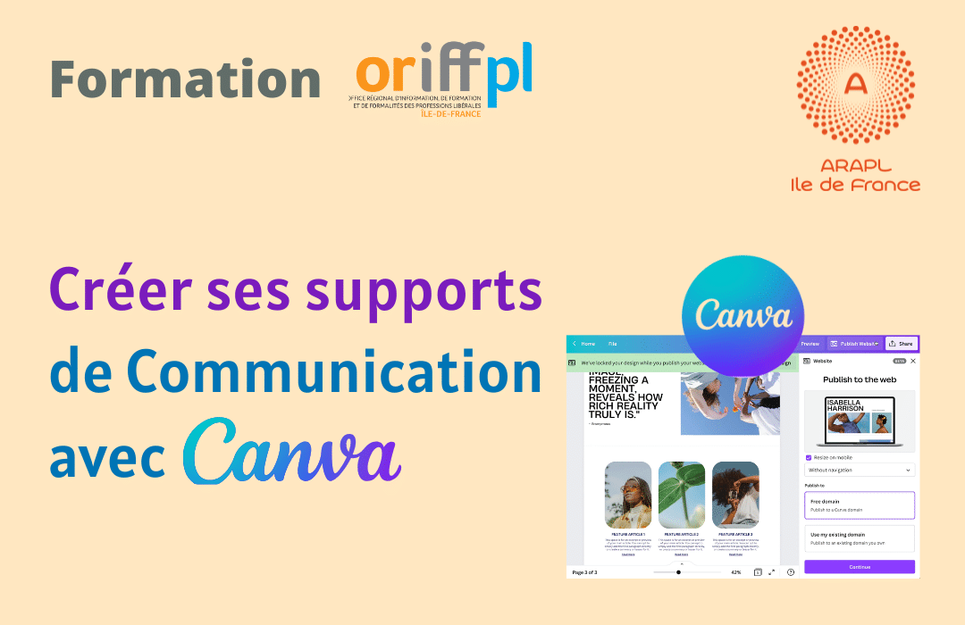 Créer ses supports de communication avec Canva